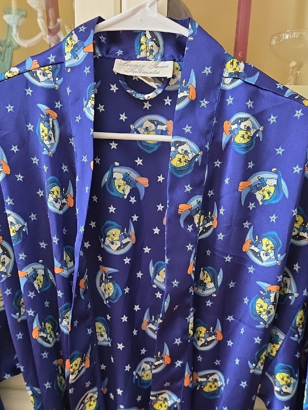 Looney Tunes Intimates Tweety Bird Satin Robe